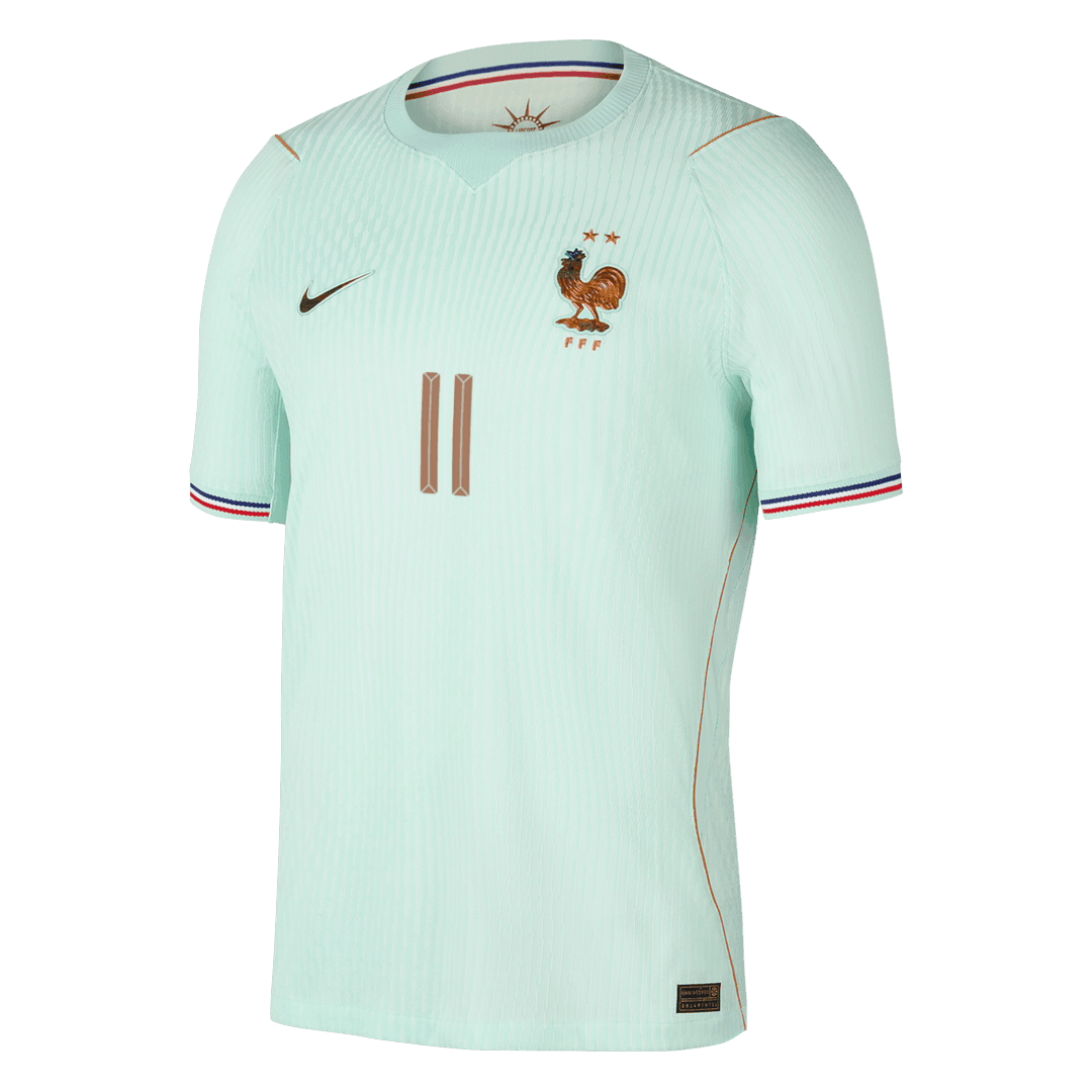 OLISE #11 France Mens Away Soccer Jersey World Cup 2026 Green - Player Version