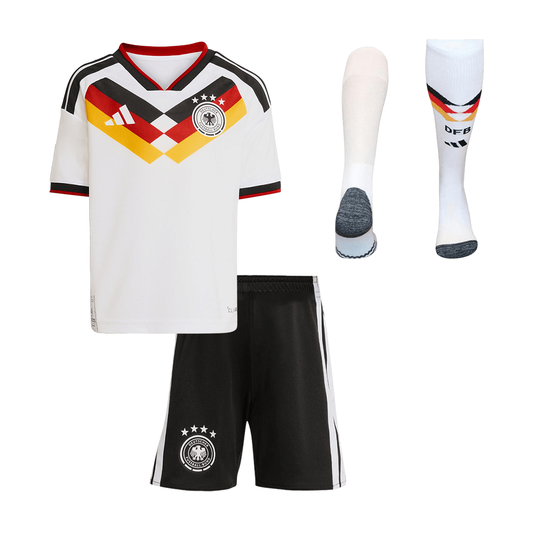Germany Kids Home Soccer Full Set World Cup 2026 White