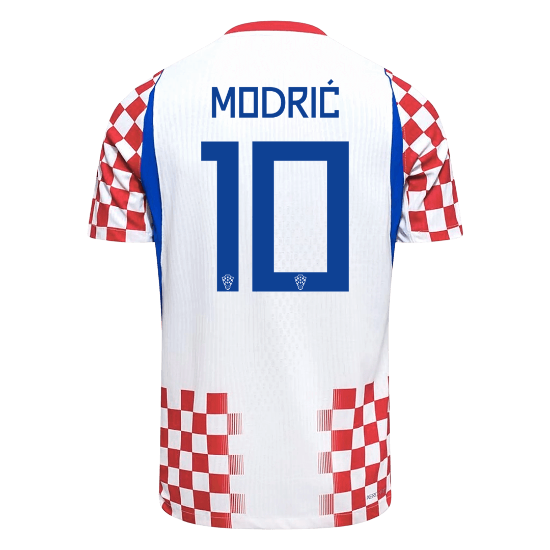 MODRIĆ #10 Croatia Mens Home Soccer Jersey World Cup 2026 Red&White - Player Version