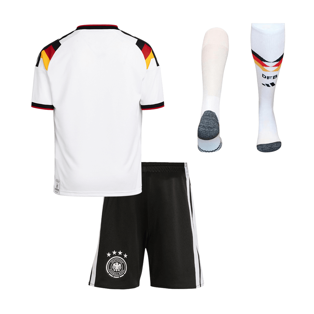 Germany Kids Home Soccer Full Set World Cup 2026 White