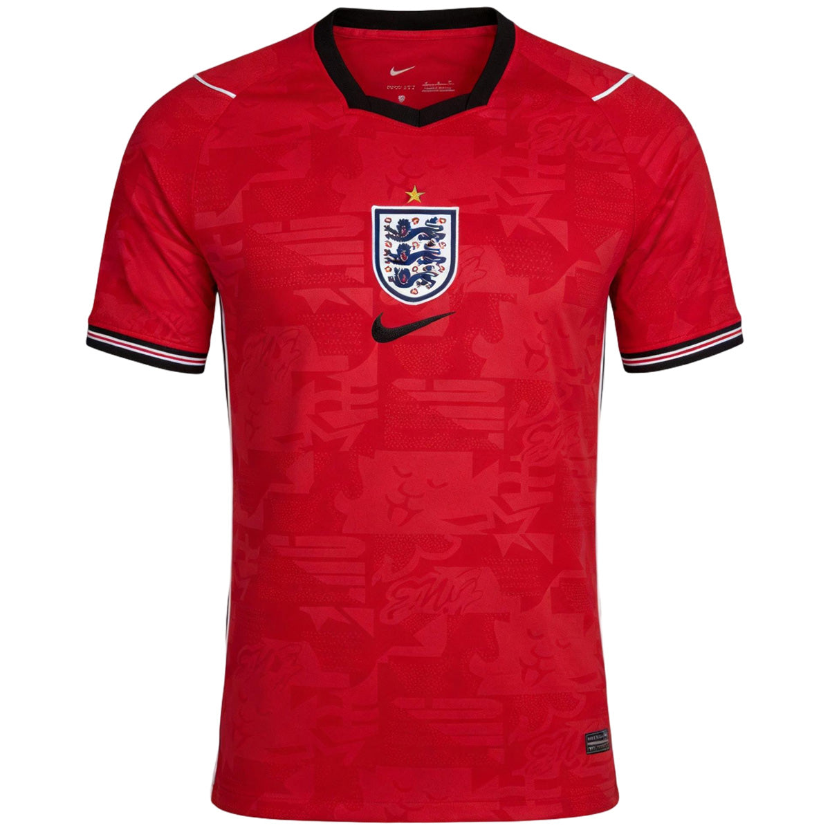 England Mens Away Soccer Kit World Cup 2026 Red