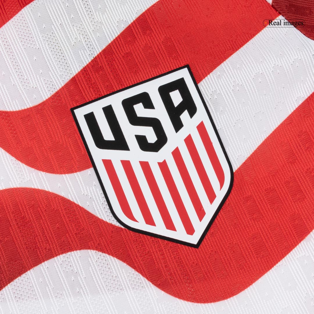 USA Mens Home Soccer Jersey World Cup 2026 Red&White - Player Version