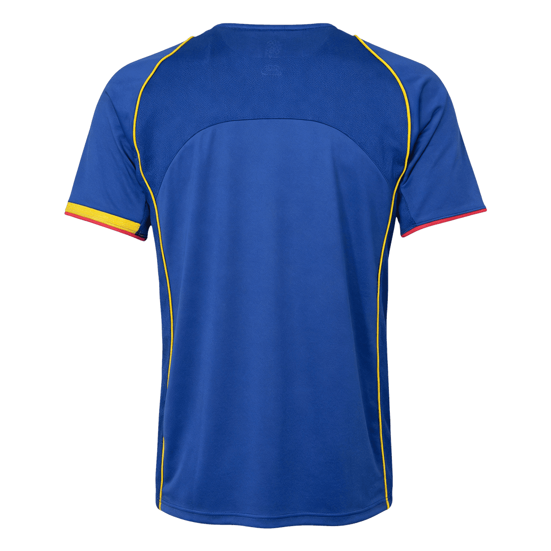 Retro Arsenal Mens Away Soccer Jersey 2004/05 Blue