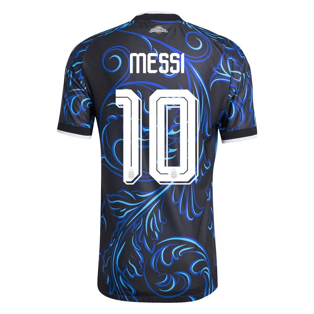 MESSI #10 Argentina Mens Away Soccer Jersey World Cup 2026 Black - Player Version
