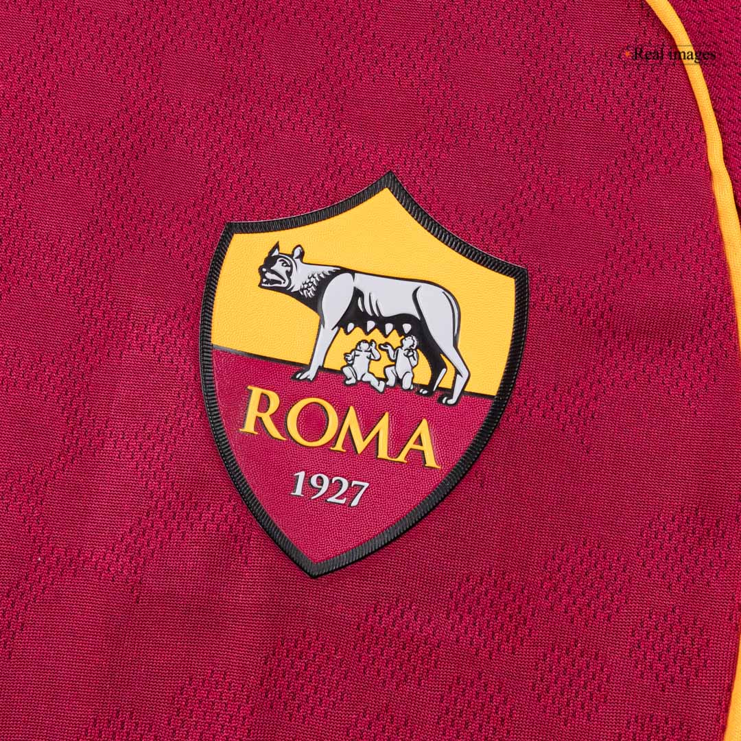 Roma Mens Home Soccer Jersey 2025/26 Red - Player Version