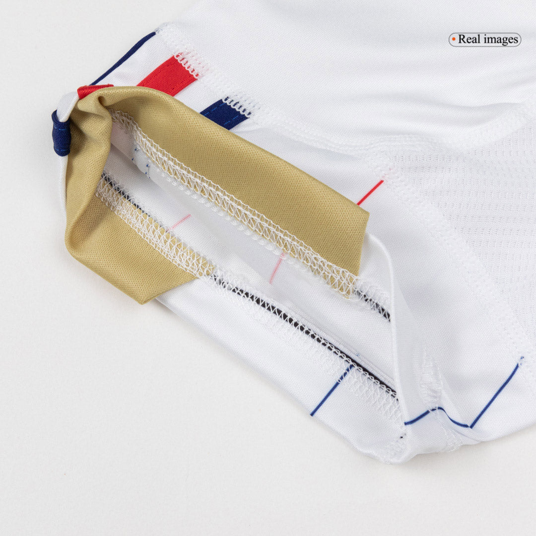 Retro France Mens Away Soccer Jersey 2010 White
