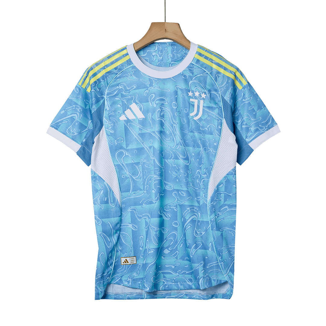 Juventus Mens Away Soccer Jersey 2025/26 Blue - Player Version