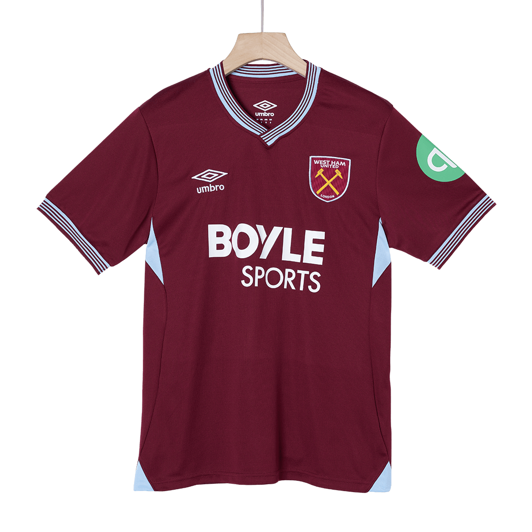 West Ham United Mens Home Soccer Jersey 2025/26 Red