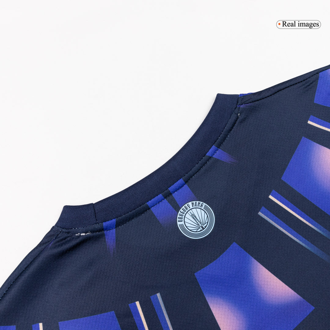 Uruguay Mens Away Soccer Jersey World Cup 2026 Navy