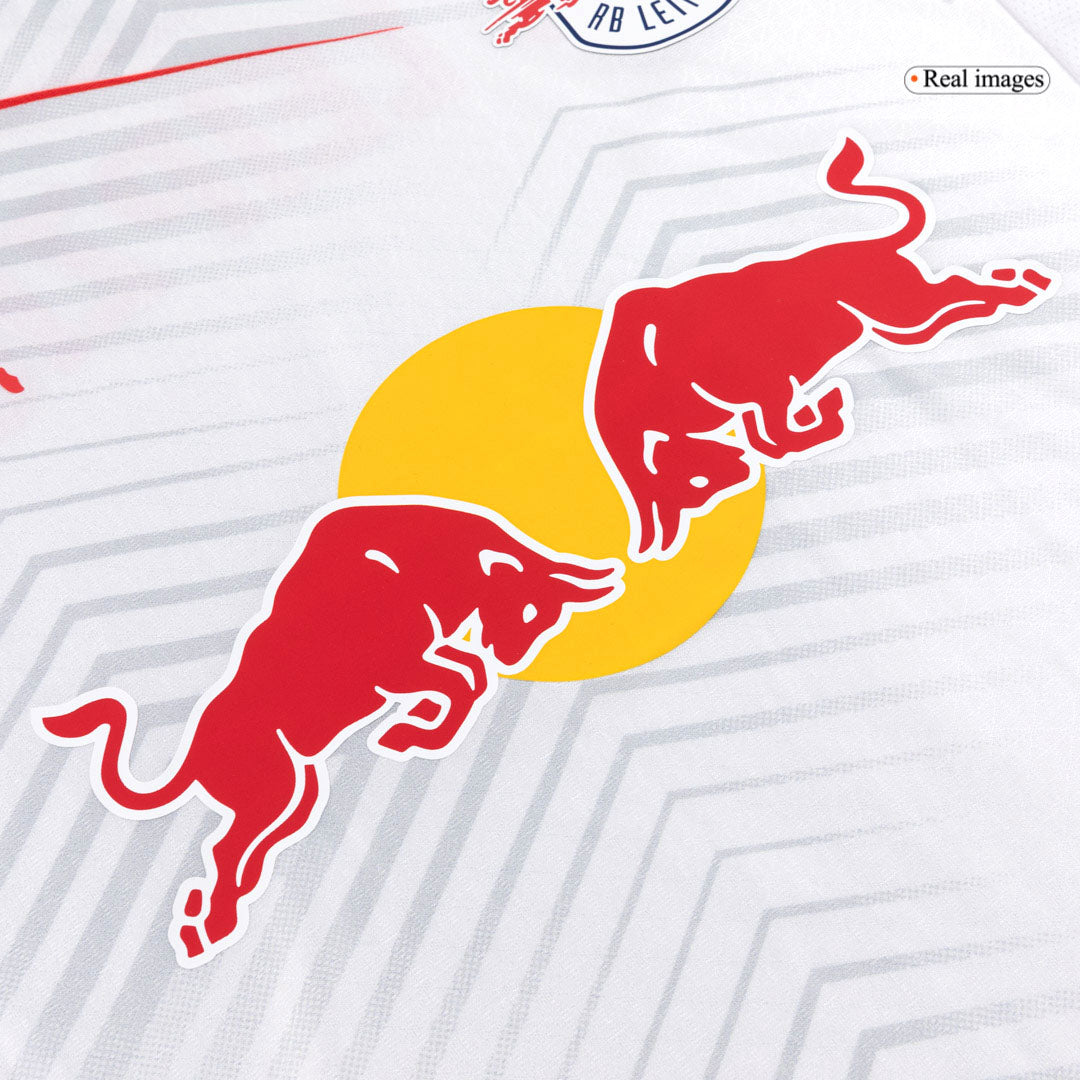 RB Leipzig Mens Home Soccer Jersey 2025/26 White - Player Version