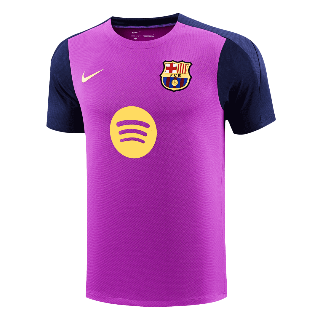 Barcelona Mens Pre-Match Soccer Jersey 2025/26 Purple