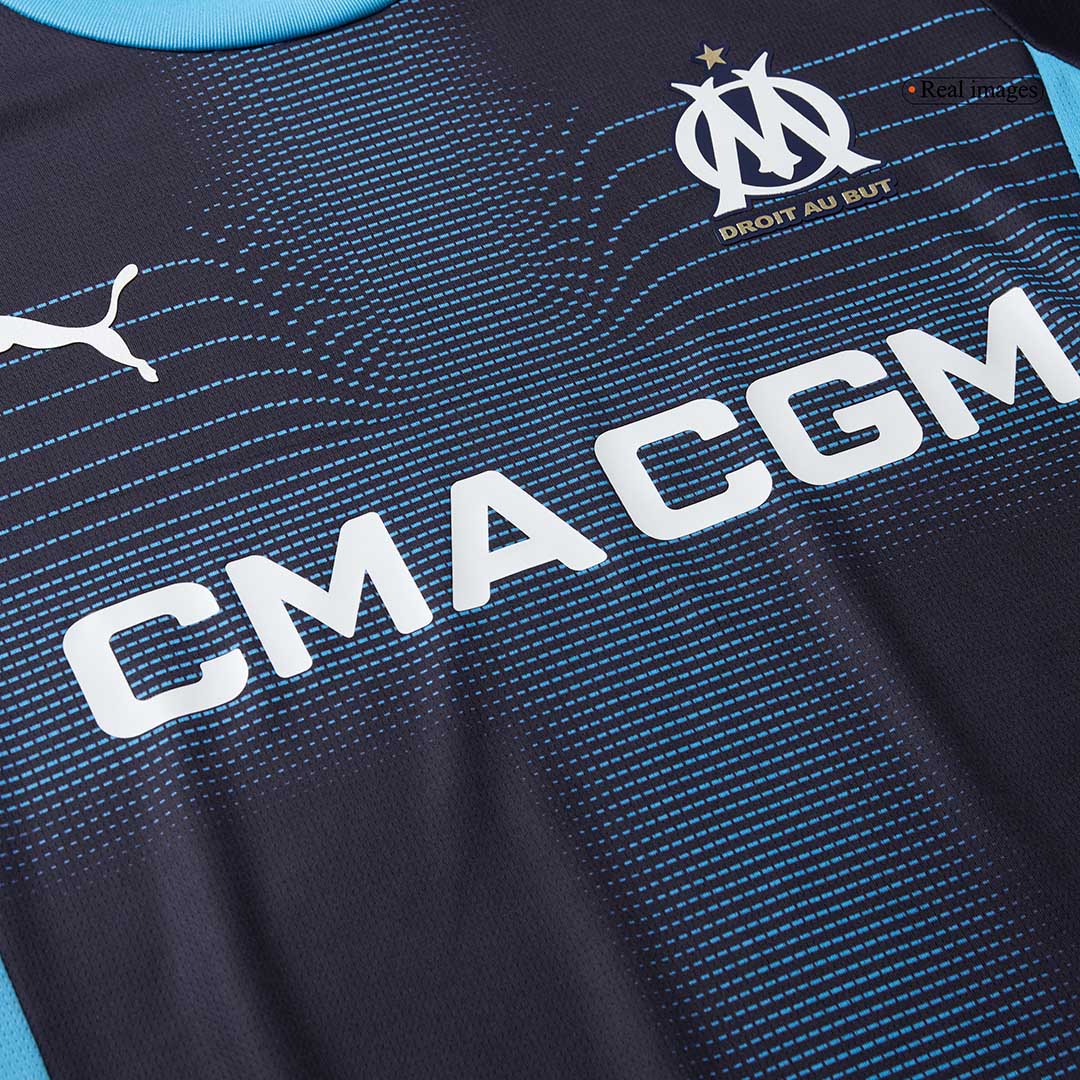 RABIOT #25 Marseille Mens Away Soccer Jersey 2025/26 Navy