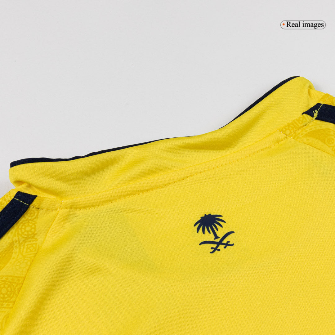 Al Nassr Kids Home Soccer Kit 2025/26 Yellow