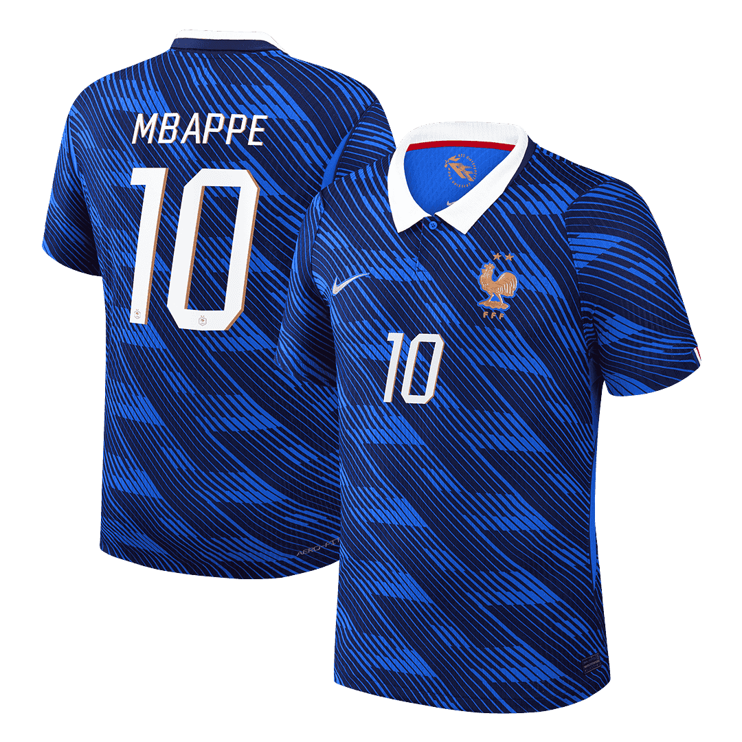 MBAPPE #10 France Mens Home Soccer Jersey World Cup 2026 Blue - Player Version