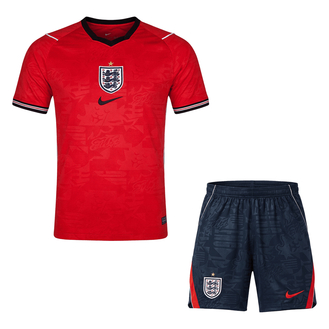 England Mens Away Soccer Kit World Cup 2026 Red