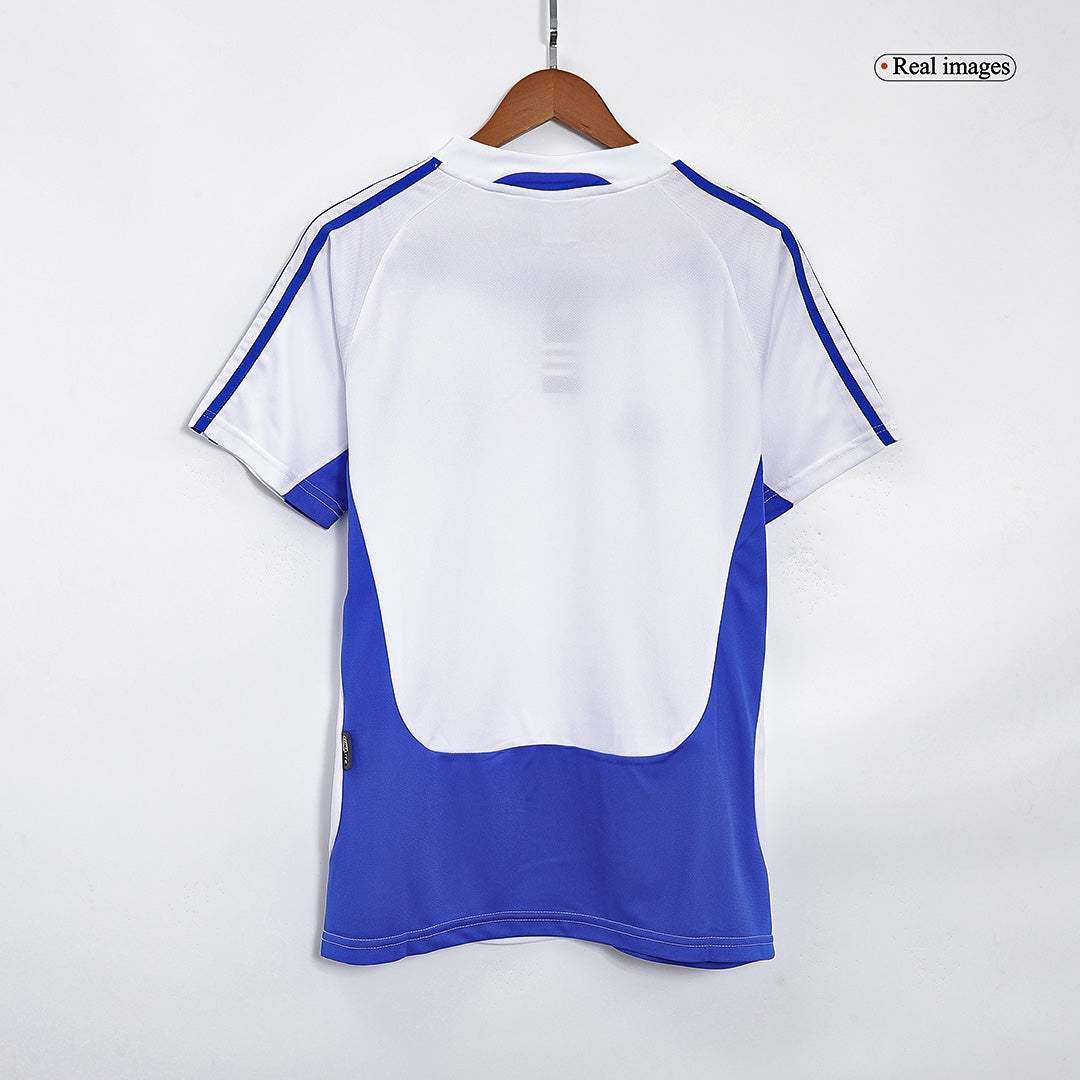Retro Greece Mens Away Soccer Jersey 2004 White