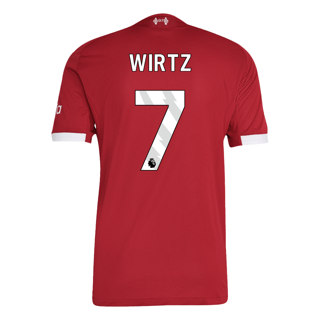 WIRTZ #7 Liverpool Mens Home Soccer Jersey 2025/26 Red - Player Version