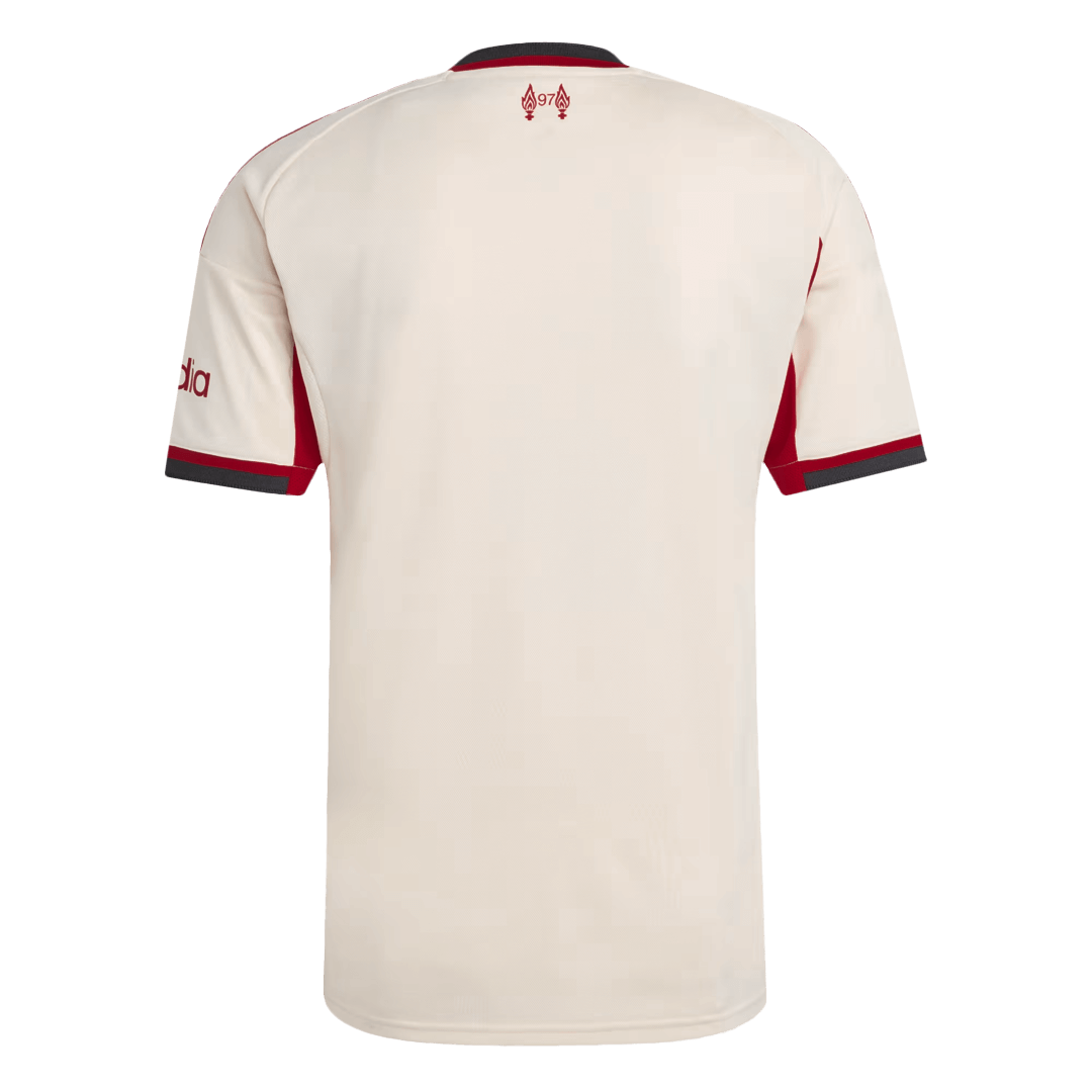 Liverpool Mens Away Soccer Jersey 2025/26 White