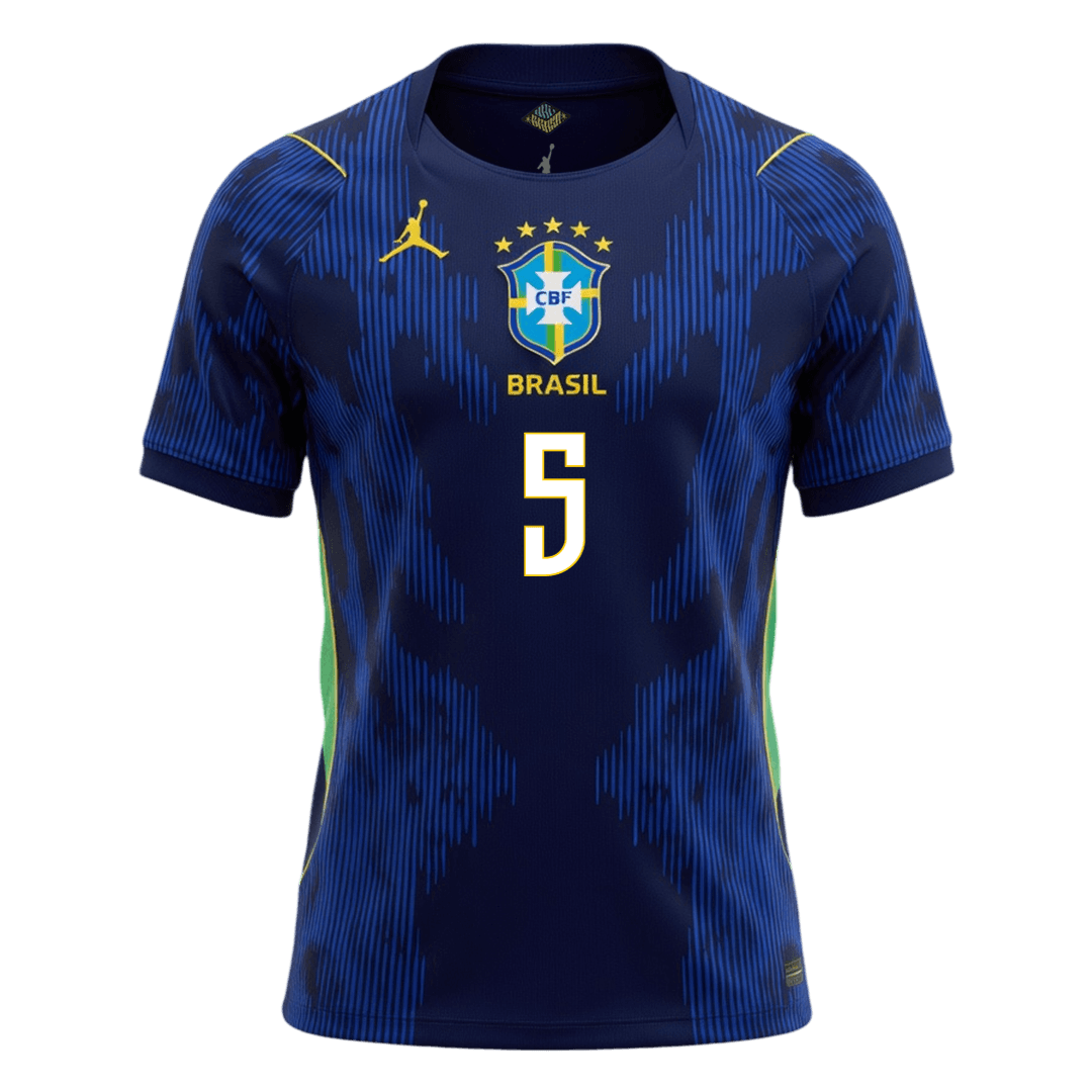 CASEMIRO #5 Brazil Mens Away Soccer Jersey World Cup 2026 Navy