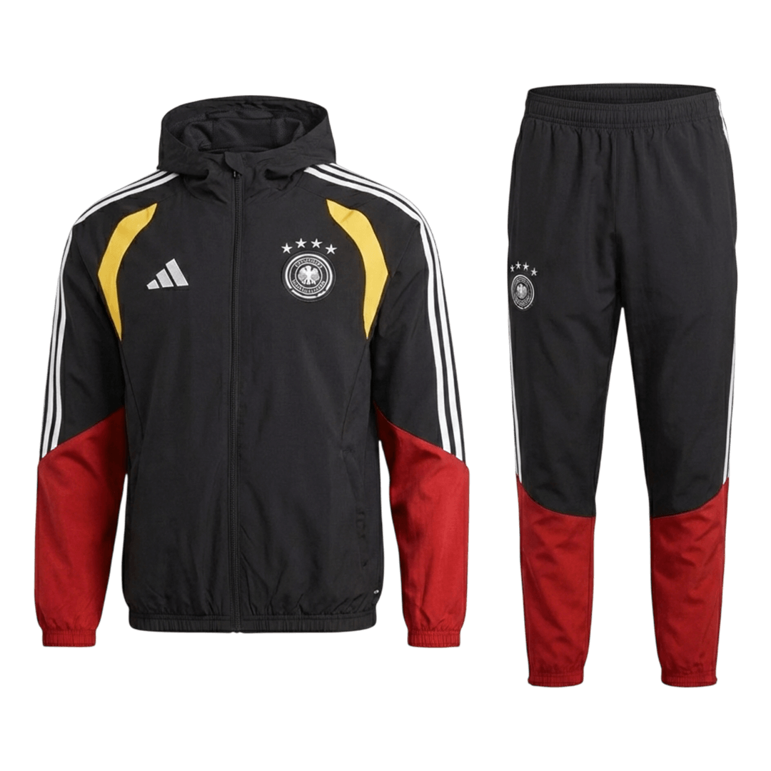Germany Mens Training Tracksuit Kit 2026 Red&Black
