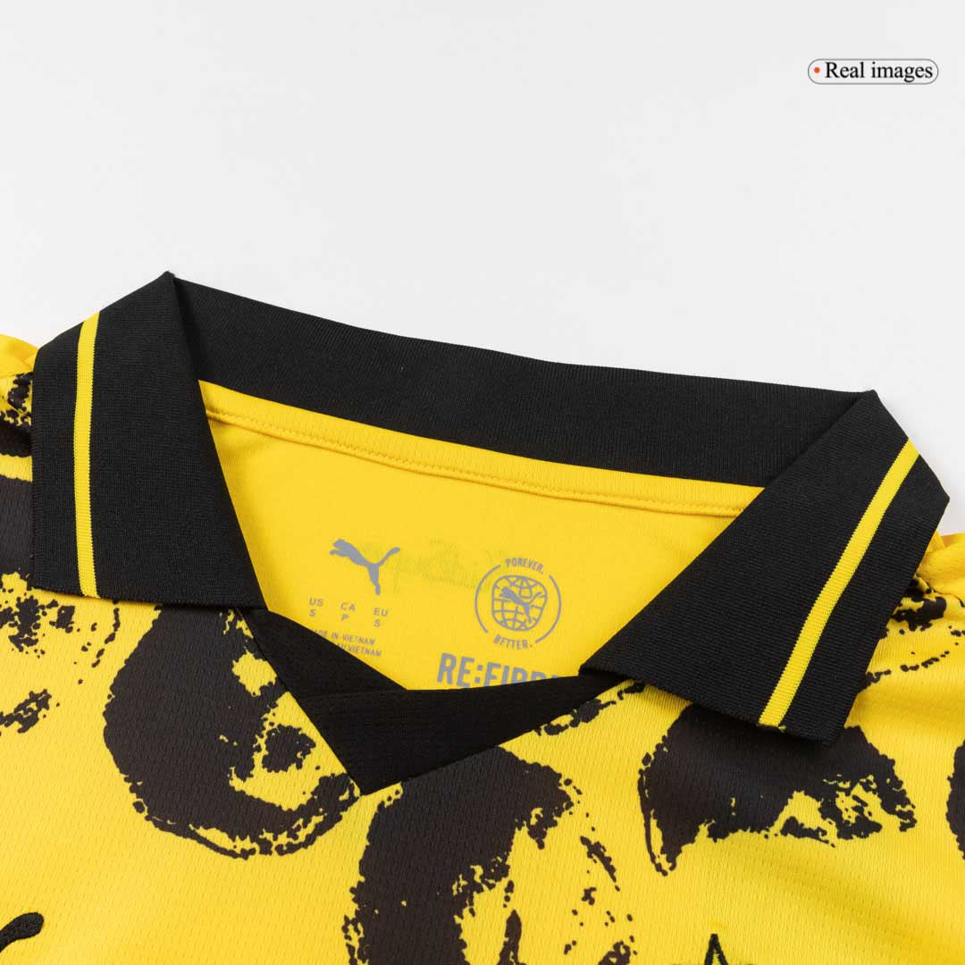 Borussia Dortmund Mens Home Soccer Jersey World Cup KidSuper 2025/26 Yellow