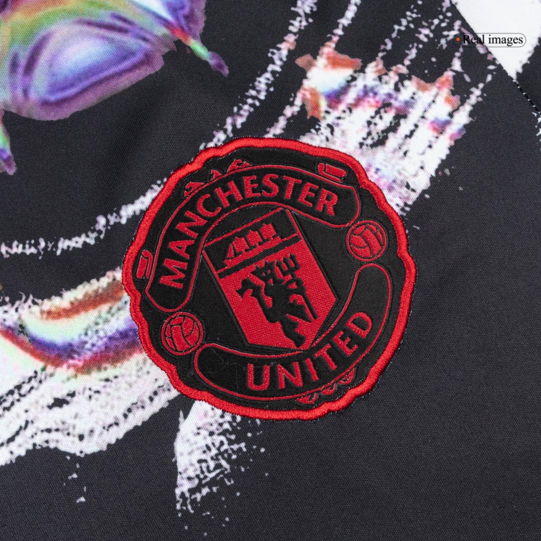 Manchester United Mens Pre-Match Soccer Jersey 2025/26 Black