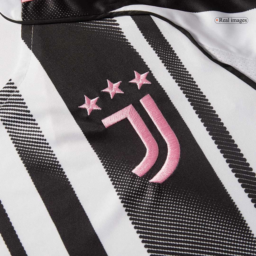 Juventus Mens Home Soccer Full Set 2025/26 Black&White