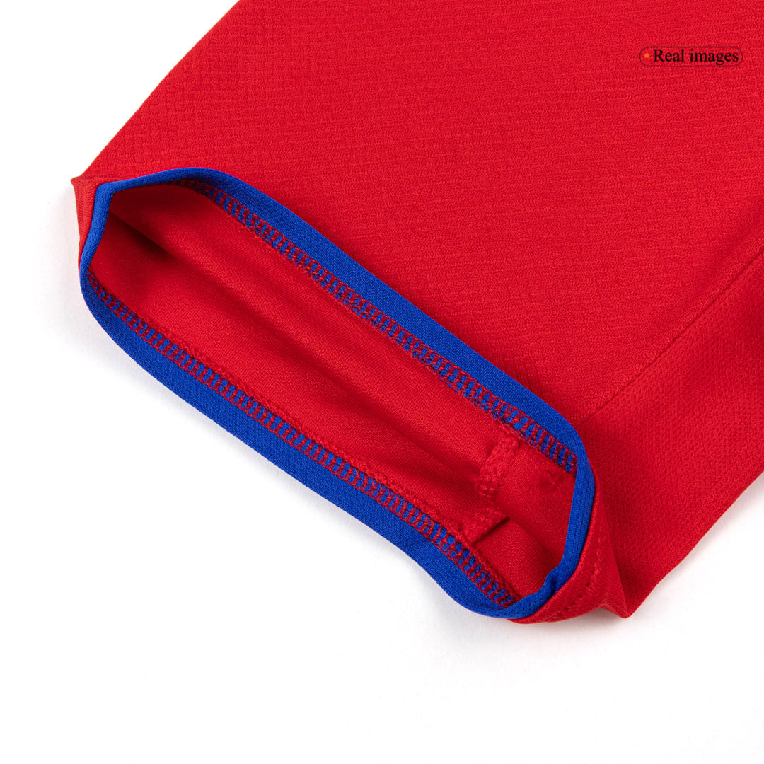 PSG Mens Third Away Soccer Jersey 2025/26 Red