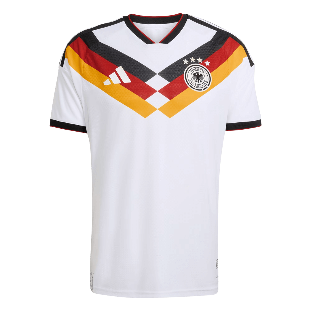 Germany Mens Home Soccer Jersey World Cup 2026 White - Player Version