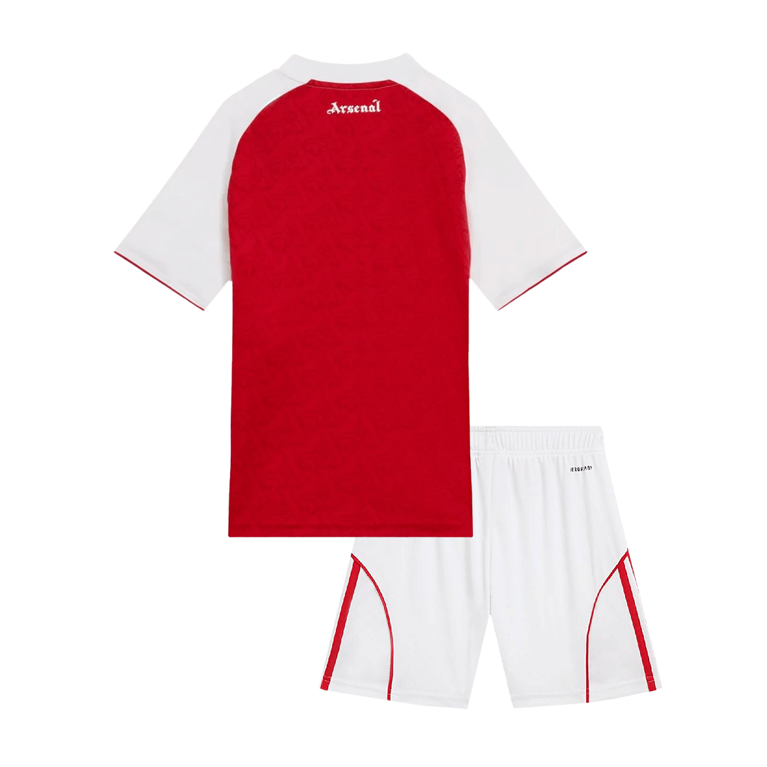 Arsenal Kids Home Soccer Kit 2025/26 Red