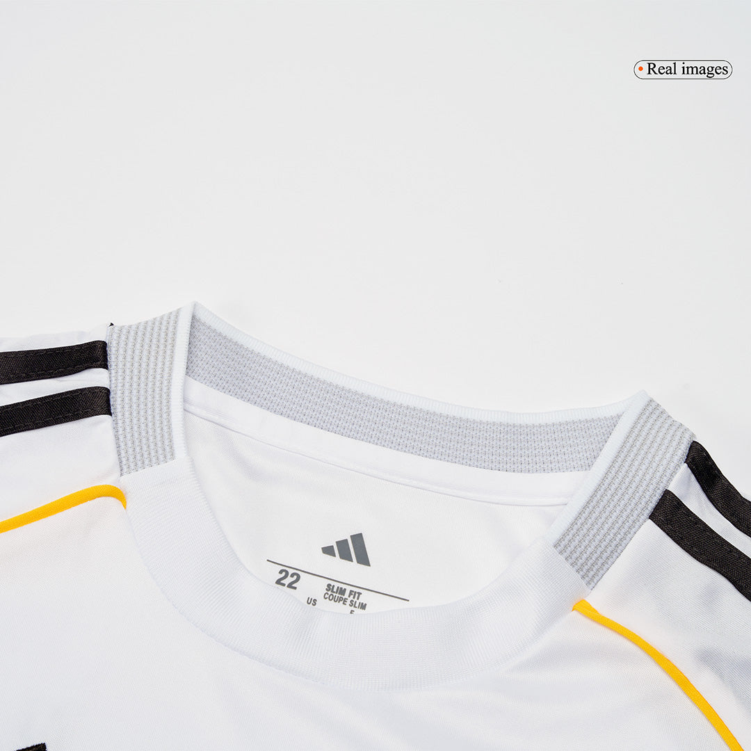 Real Madrid Mens Home Long Sleeve Soccer Jersey 2025/26 White