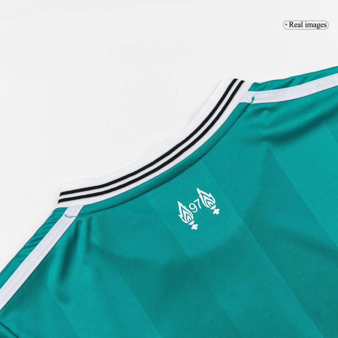 Liverpool Kids Third Away Soccer Kit 2025/26 Green