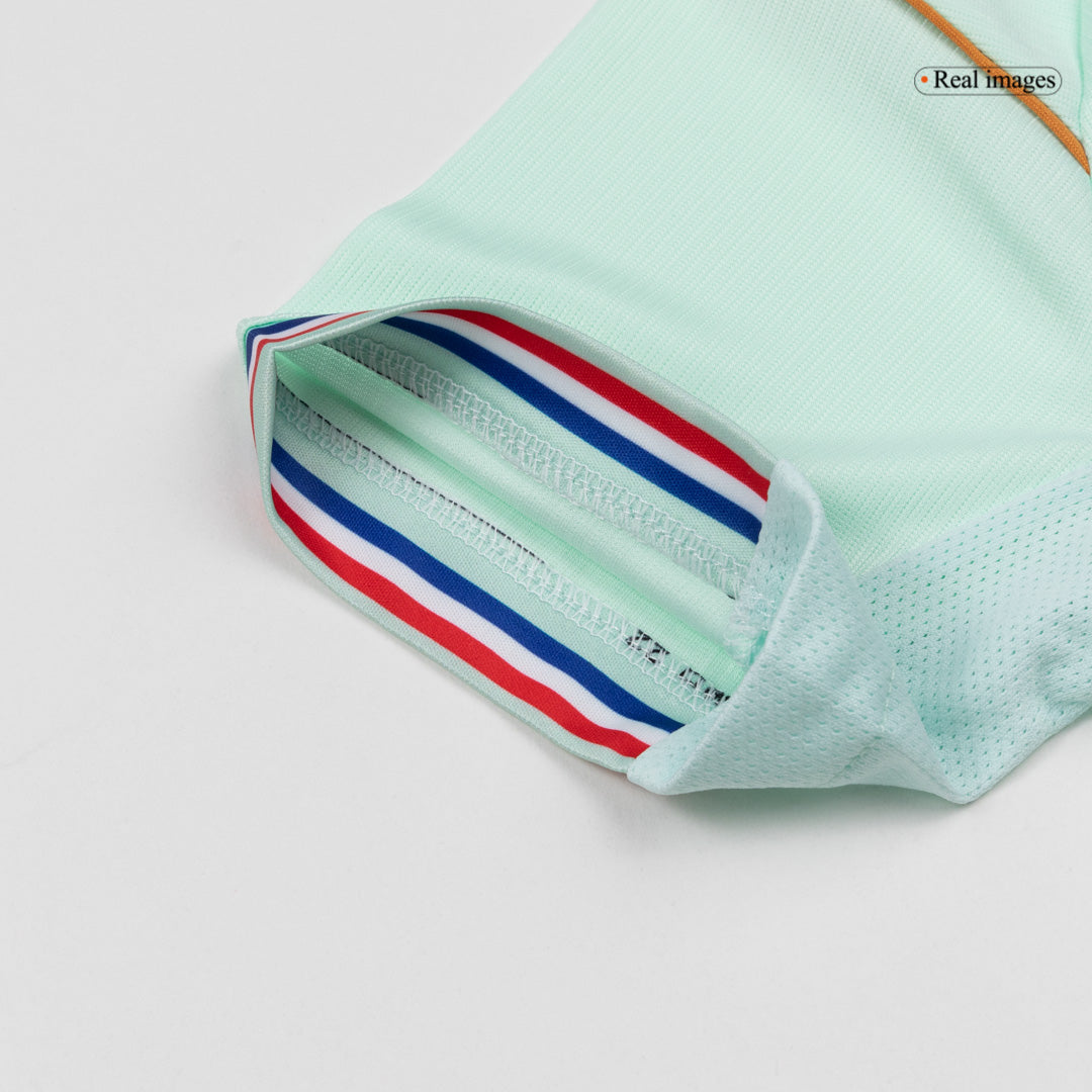 France Kids Away Soccer Kit World Cup 2026 Mint Green
