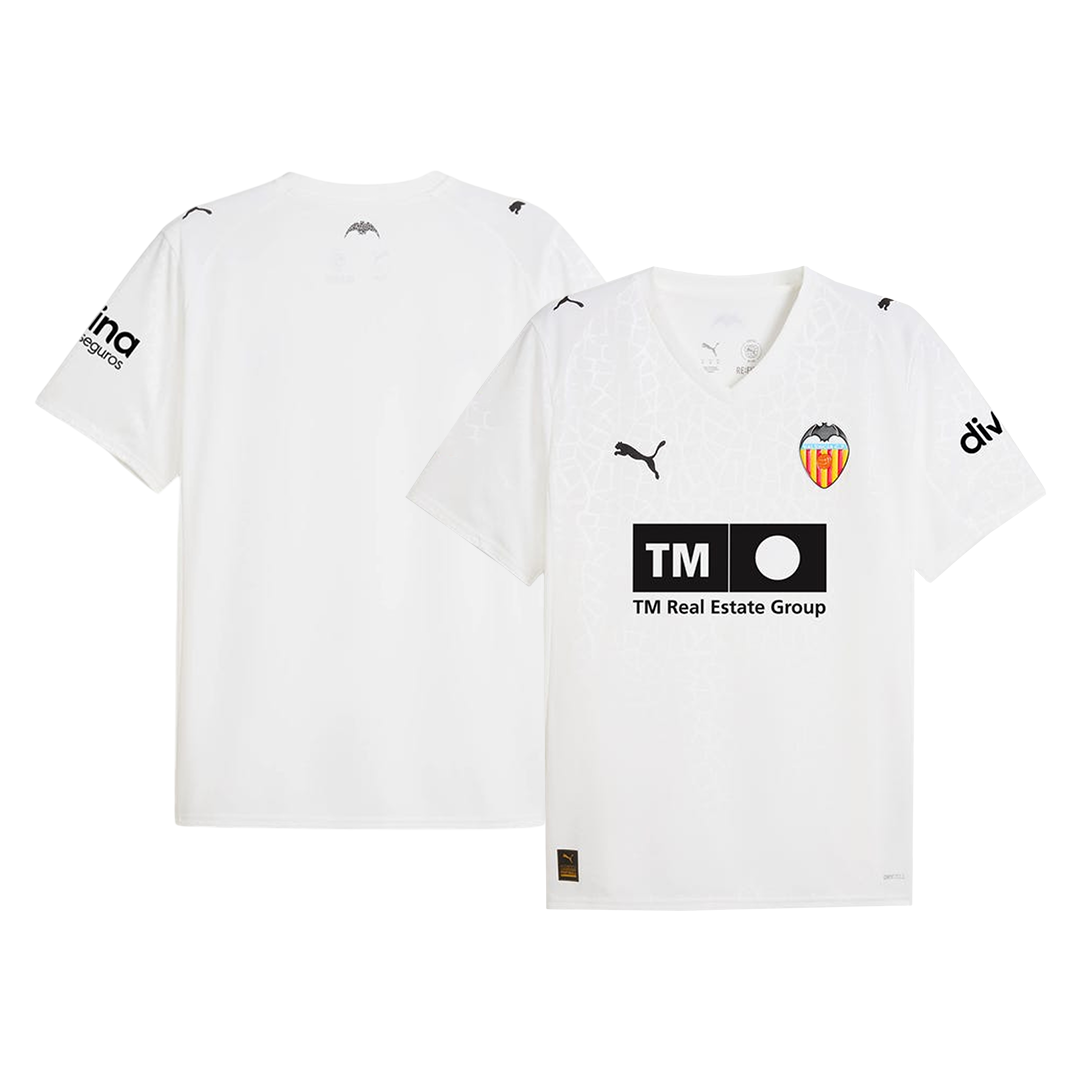 Valencia Mens Home Soccer Jersey 2025/26 White
