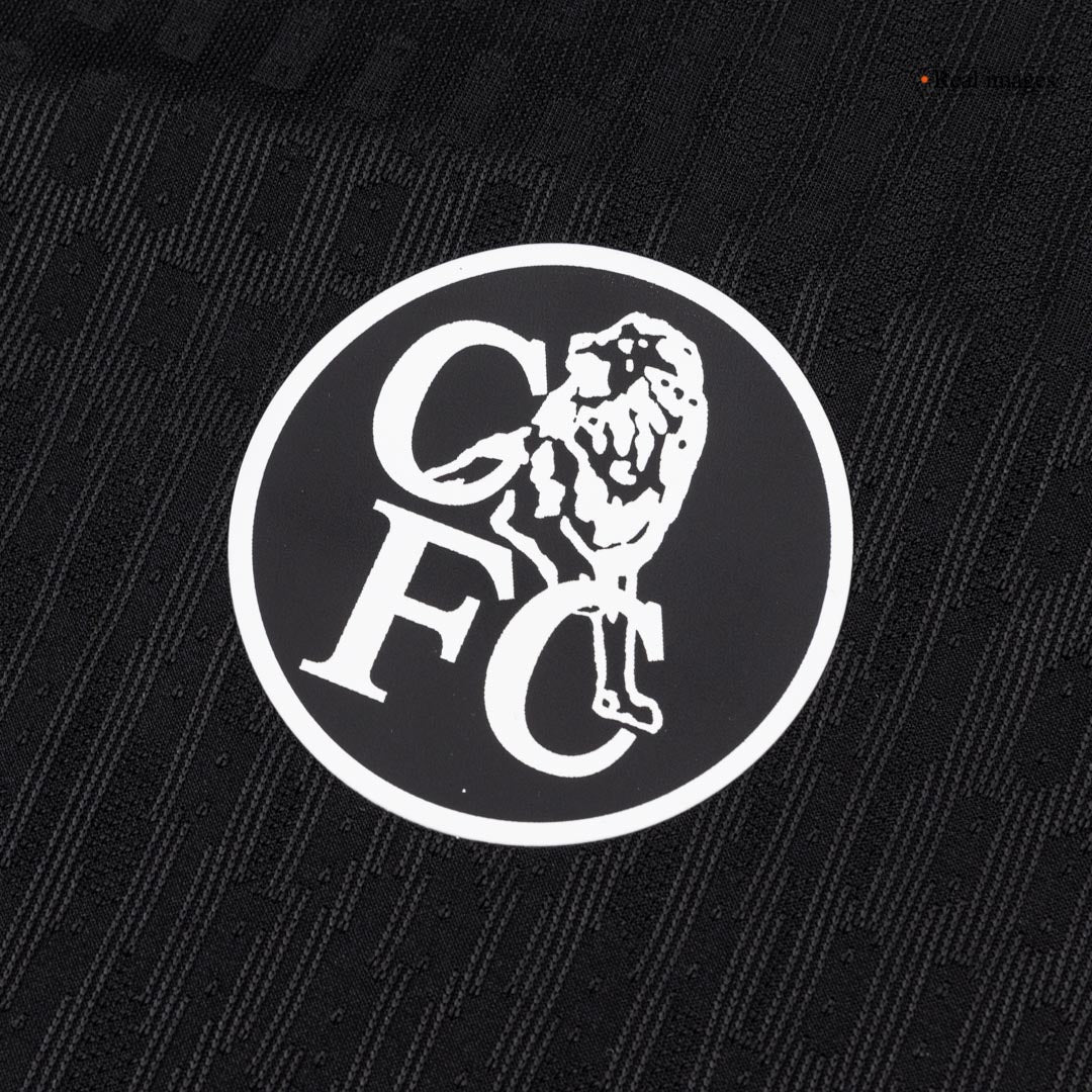 Chelsea Mens Third Away Soccer Jersey 2025/26 Black - Player Version