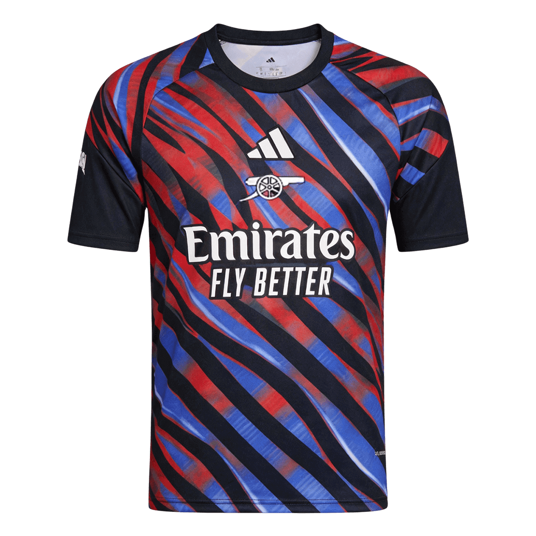 Arsenal Mens Pre-Match Soccer Jersey 2025/26 Blue&Red