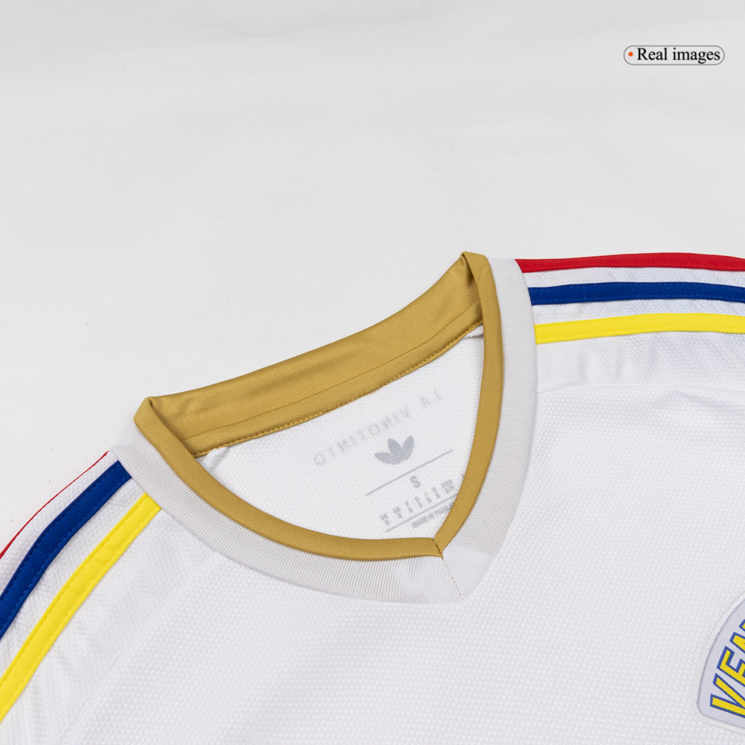 Venezuela Mens Away Soccer Jersey World Cup 2026 White