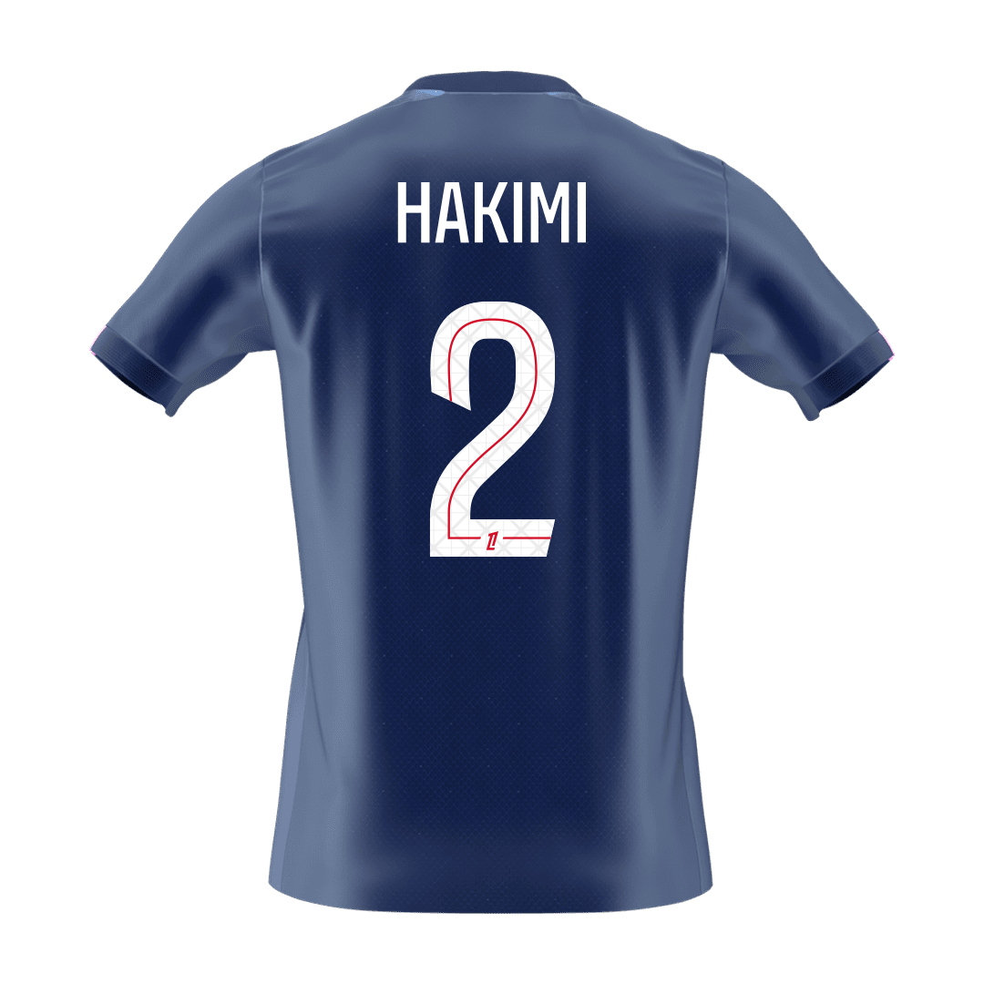HAKIMI #2 PSG Mens Home Soccer Jersey 2025/26 Navy [PREMIUM]