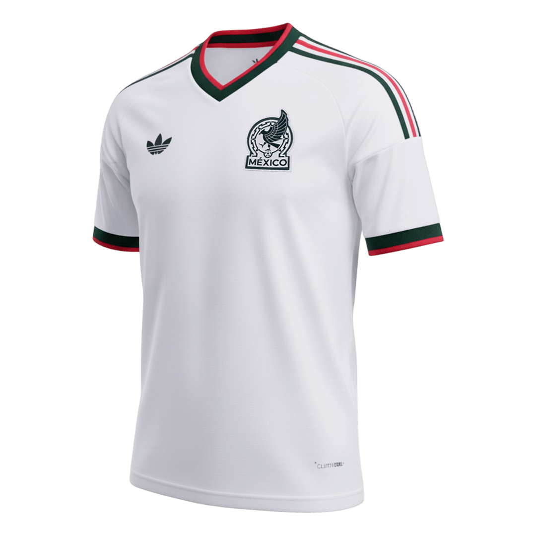 Mexico Mens Away Soccer Jersey World Cup 2026 White