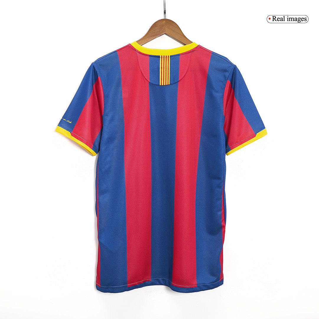 Retro Barcelona Mens Home Soccer Jersey 2010/11 Red&Blue