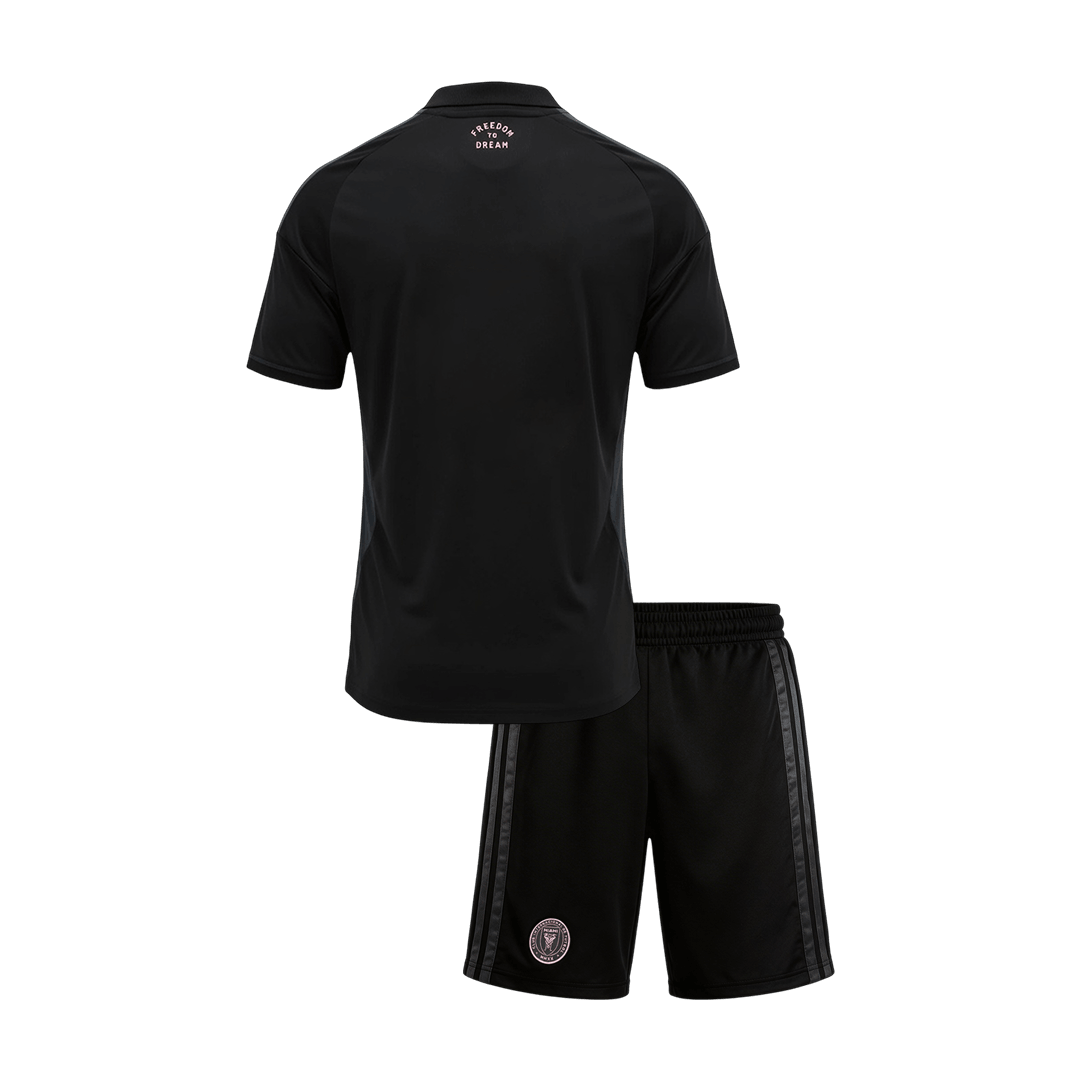 Inter Miami CF Kids Away Soccer Kit 2026 Black