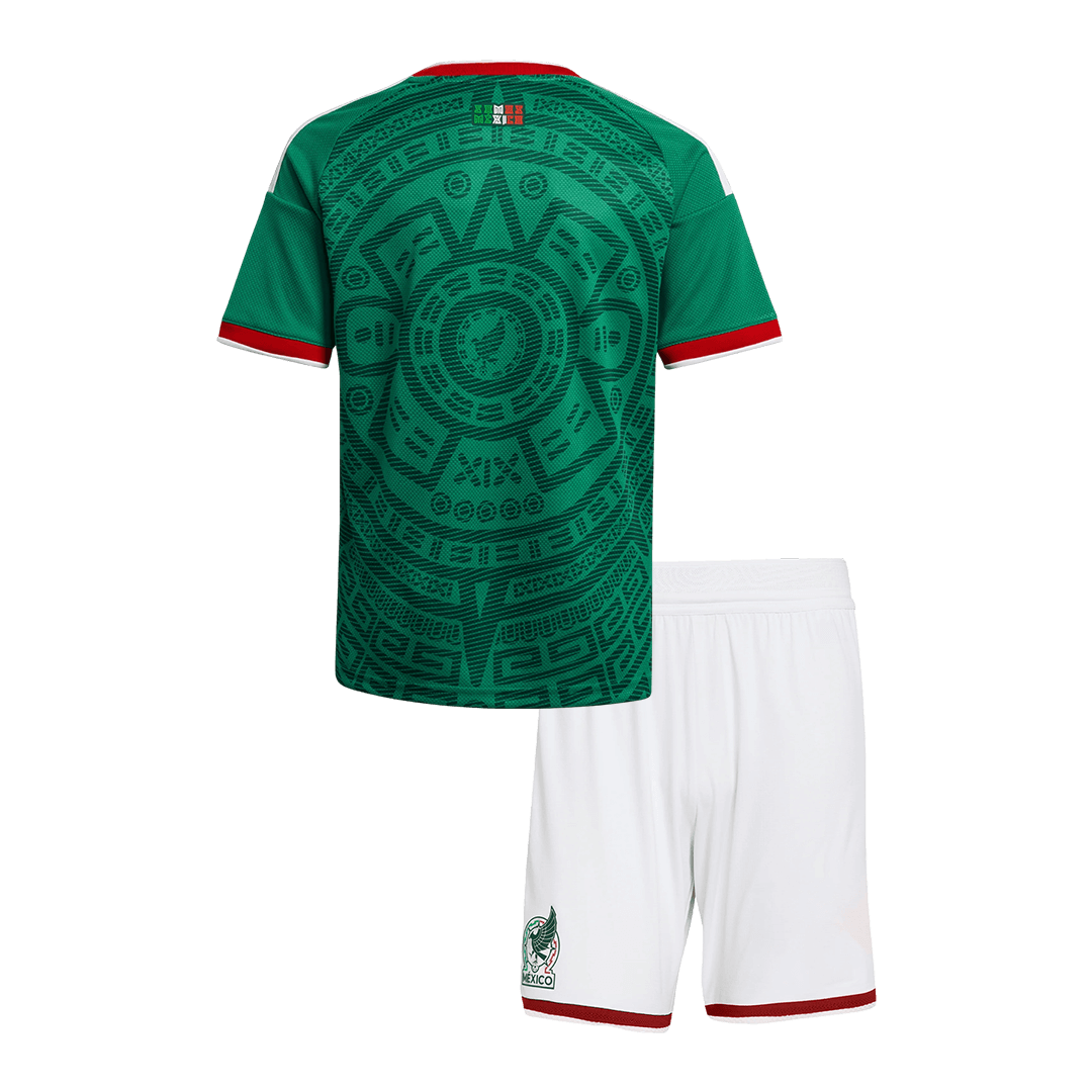 Mexico Kids Home Soccer Kit 2026 Green [PREMIUM]