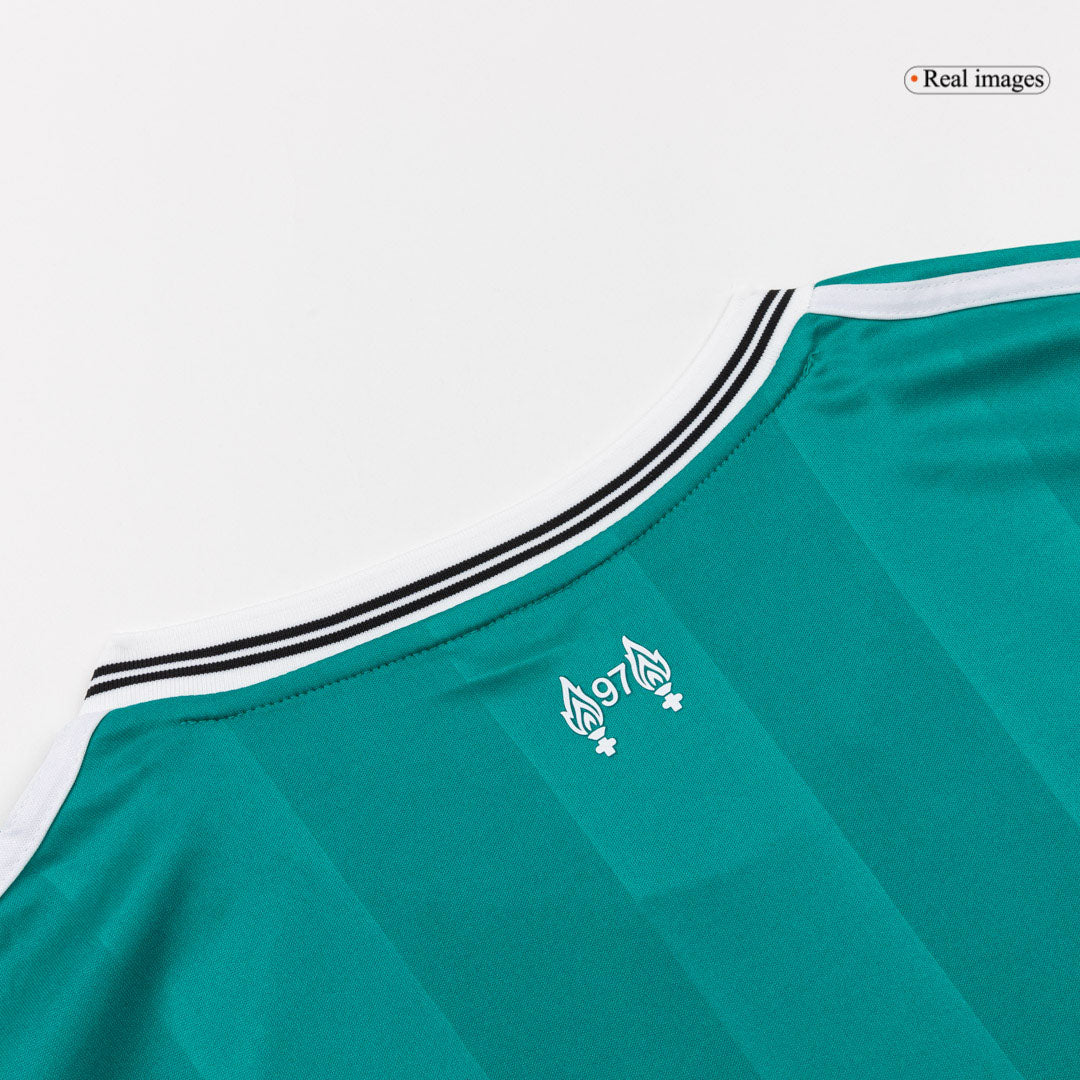 Liverpool Mens Third Away Long Sleeve Soccer Jersey 2025/26 Green