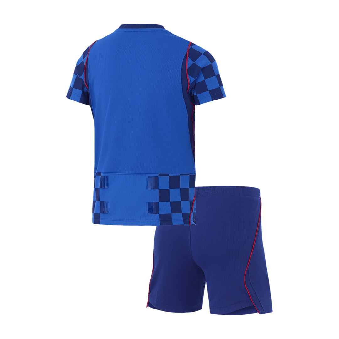 Croatia Kids Away Soccer Kit World Cup 2026 Blue