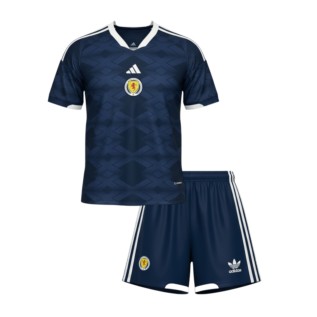 Scotland Kids Home Soccer Kit World Cup 2026 Navy