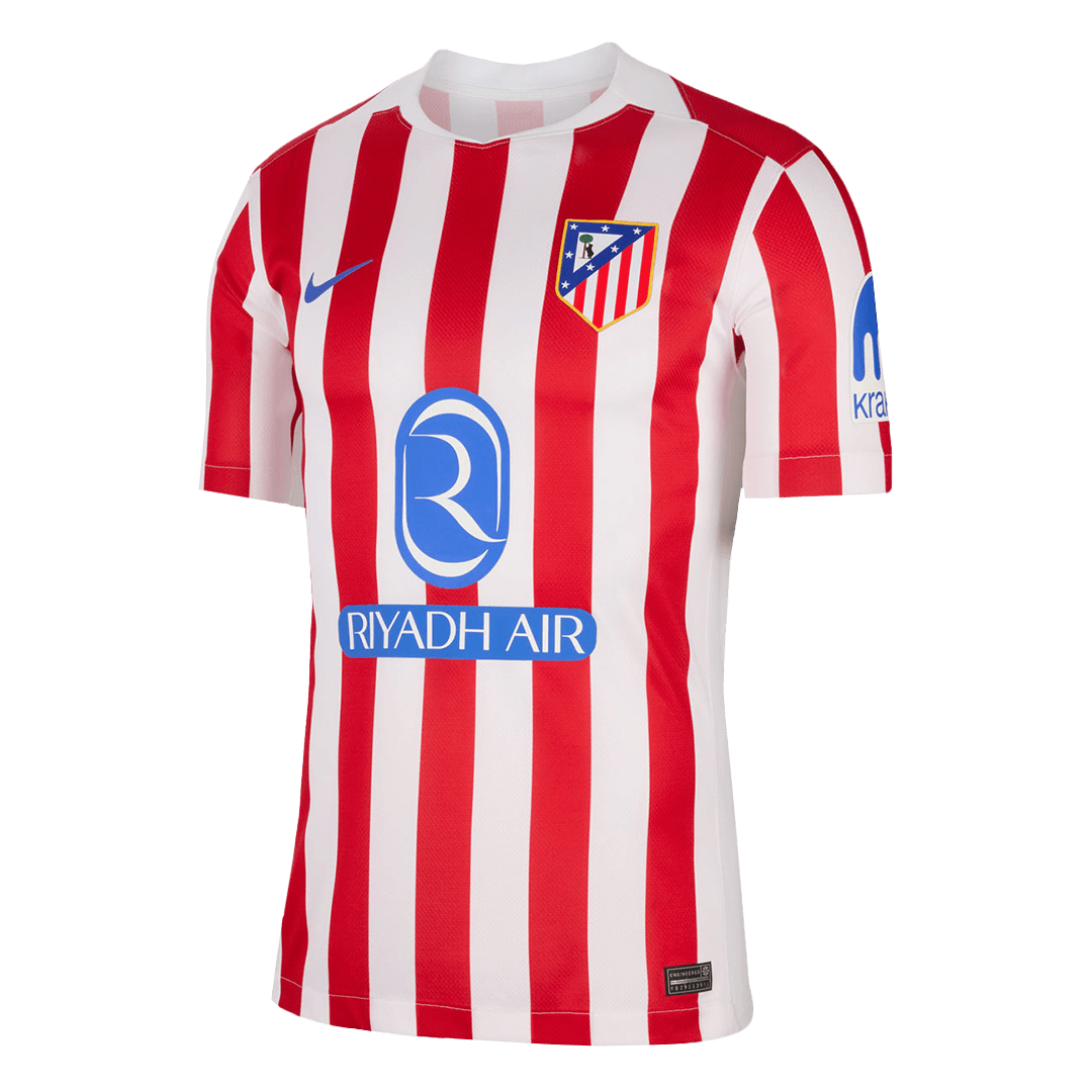 SØRLOTH #9 Atletico Madrid Mens Home Soccer Jersey 2025/26 Red&White