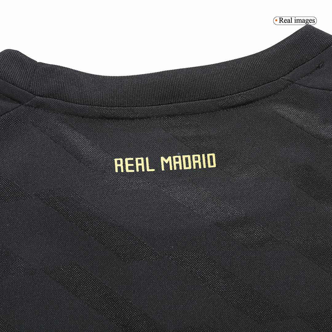 Retro Real Madrid Mens Away Soccer Jersey 2011/12 Black