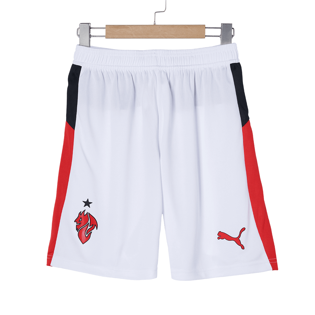 AC Milan Mens Away Soccer Full Set 2025/26 White