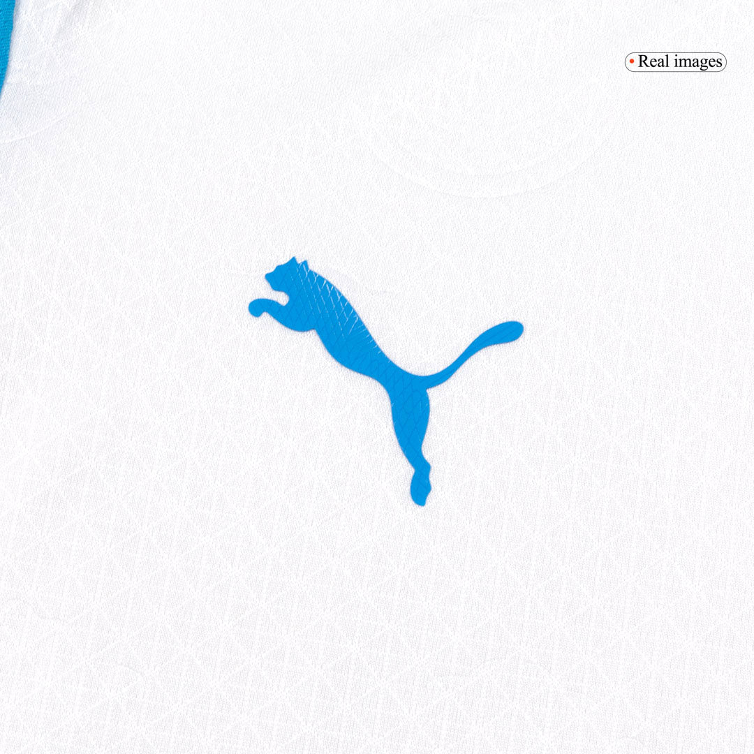 Marseille Mens Home Soccer Jersey 2025/26 White - Player Version
