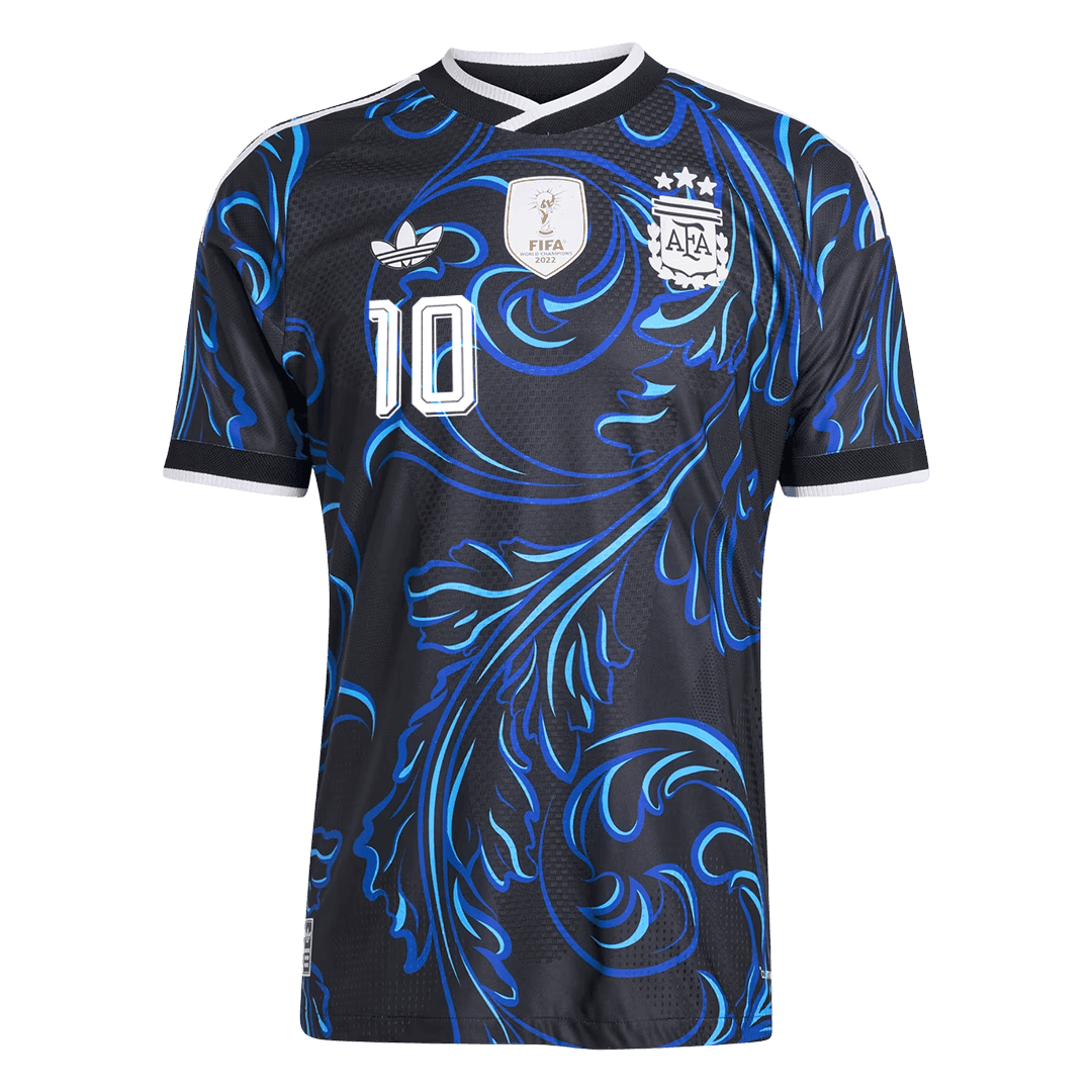 MESSI #10 Argentina Mens Away Soccer Jersey World Cup 2026 Black - Player Version